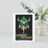 Cognac Briand Promotionplakat Postkarte (Stehend Vorderseite)