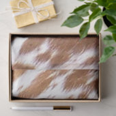 Cognac Cowhide Decoupage Sheet 18lb 20" x 30" Seidenpapier (Geschenk)