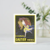 Cognac Gautier Freres Postkarte (Stehend Vorderseite)