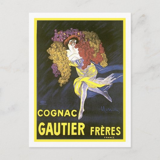 Cognac Gautier Freres Postkarte (Vorderseite)