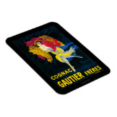 Cognac Gautier Promotion PosterFrankreich Magnet (Rechte Seite)