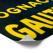 Cognac Gautier Promotion PosterFrankreich Poster (Ecke)