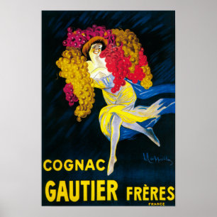 Cognac Gautier Promotion PosterFrankreich Poster