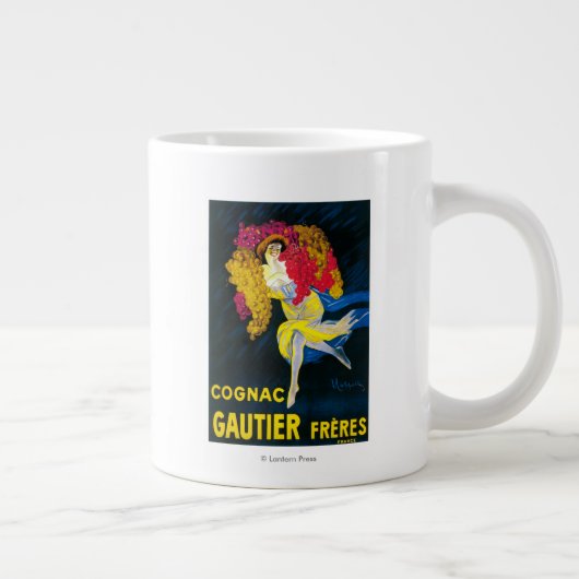 Cognac Gautier PromotionposterFrankreich Jumbo-Tasse (Rechts)