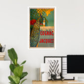 Cognac Jacquet Vintage Food&Drink Poster (Heimbüro)