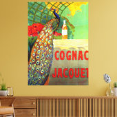 Cognac Jacquet Vintages Werbeplakat Leinwanddruck (Insitu (Wohnzimmer))