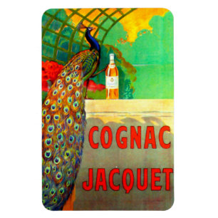 Cognac Jacquet Vintages Werbeplakat Magnet