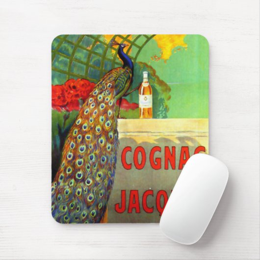 Cognac Jacquet Vintages Werbeplakat Mousepad (Mit Mouse)