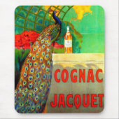 Cognac Jacquet Vintages Werbeplakat Mousepad (Vorne)