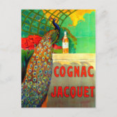 Cognac Jacquet Vintages Werbeplakat Postkarte (Vorderseite)