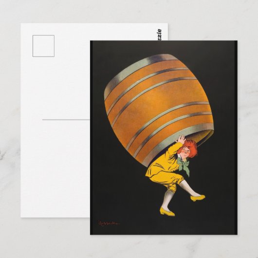 Cognac Pellisson, Vintage Werbung, 1907, Postkarte (Vorne/Hinten)