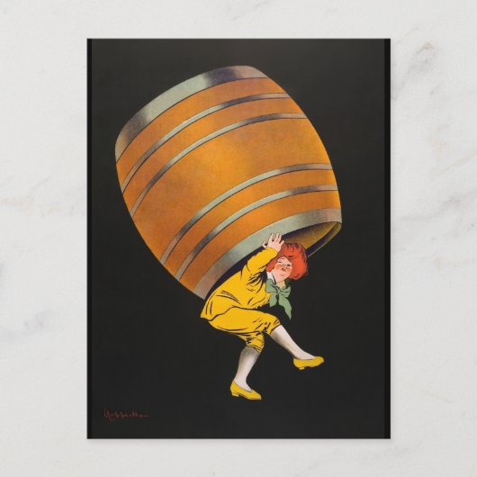 Cognac Pellisson, Vintage Werbung, 1907, Postkarte (Vorderseite)