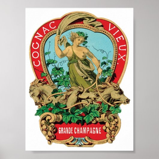 Cognac Vieux Grand Champagne Poster (Vorne)