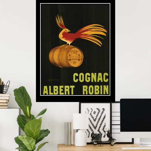 Cognac Vintage Poster (Heimbüro)