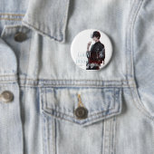 Cognitive Dissonanz Ästhetischer Anime-Junge Kunst Button (Beispiel)