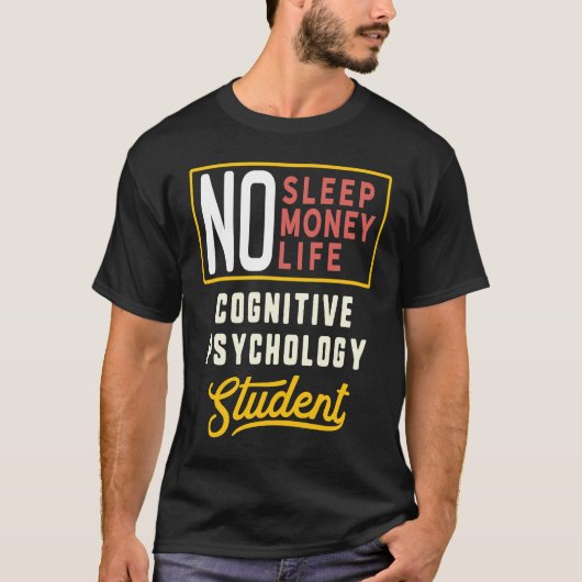 Cognitive Psychology Major Studen Graduation T-Shirt (Vorderseite)