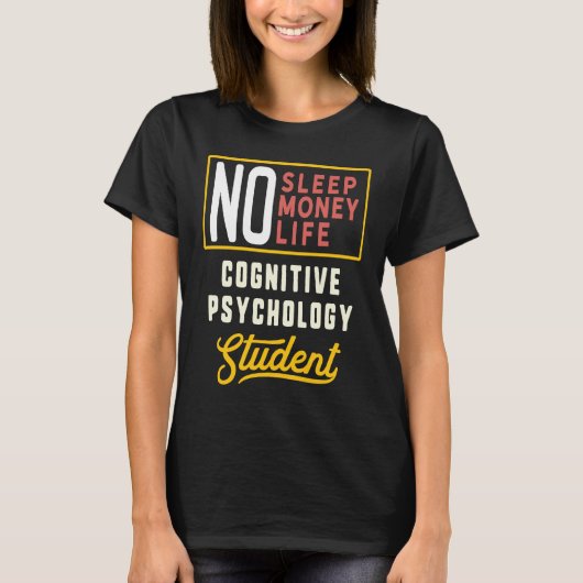 Cognitive Psychology Major Studen Graduation T-Shirt (Vorderseite)