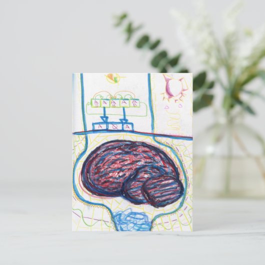 Cognito Shift Postkarte (Stehend Vorderseite)