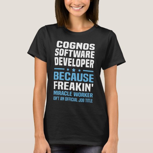 Cognos Software Developer T-Shirt (Vorderseite)