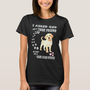 Cogol Hundemama Vater Kostüm Golden Cocker Retriev T-Shirt