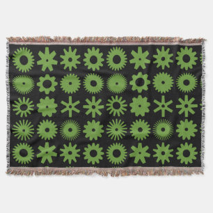 Cogs - Avocado Green on Black Decke