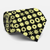 Cogs - Chalk auf schwarz Krawatte (Gerollt)