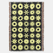 Cogs - Chalk Gelb auf schwarz Decke (Vorderseite Vertikal)