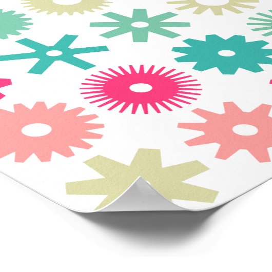 Cogs - Farben 01 Poster (Ecke)