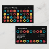 Cogs - Farben 02 Visitenkarte (Vorne/Hinten)