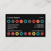 Cogs - Farben 02 Visitenkarte (Rückseite)