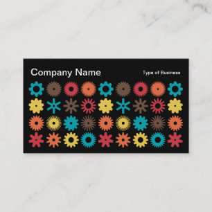 Cogs - Farben 02 Visitenkarte