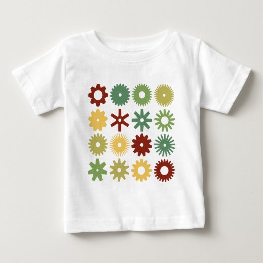 Cogs - Farben 03 Baby T-shirt (Vorderseite)