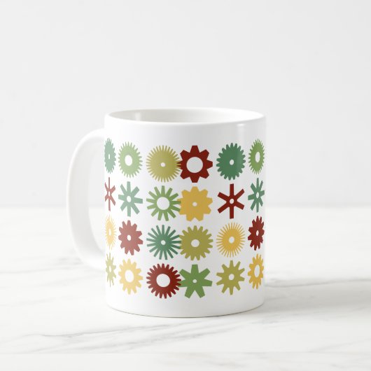 Cogs - Farben 03 Kaffeetasse (Vorderseite Links)