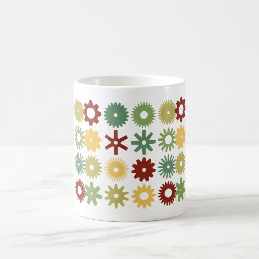 Cogs - Farben 03 Kaffeetasse (Mittel)