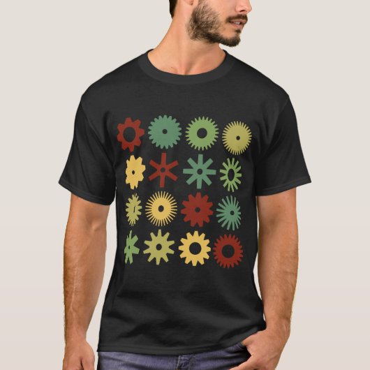 Cogs - Farben 03 T-Shirt (Vorderseite)