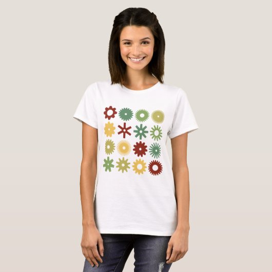 Cogs - Farben 03 T-Shirt (Vorne ganz)