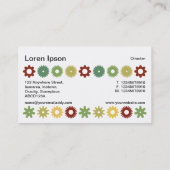 Cogs - Farben 03 Visitenkarte (Rückseite)