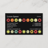 Cogs - Farben 04 Visitenkarte (Rückseite)