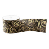 Cogs Gears Gold Metal Ripsband (Spule)
