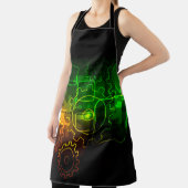 Cogwheels Mechaniker schwarz neungrün orange Männe Schürze (InSitu)