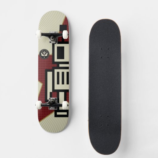 Cogwurx - Nano-Stern-Brett Skateboard (Vorderseite)