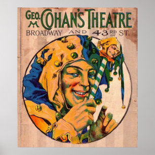 Cohan’s Theater-Titelblatt der 1920er Jahre Poster