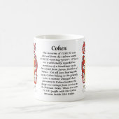 Cohen Familien-Wappen Tasse (Mittel)