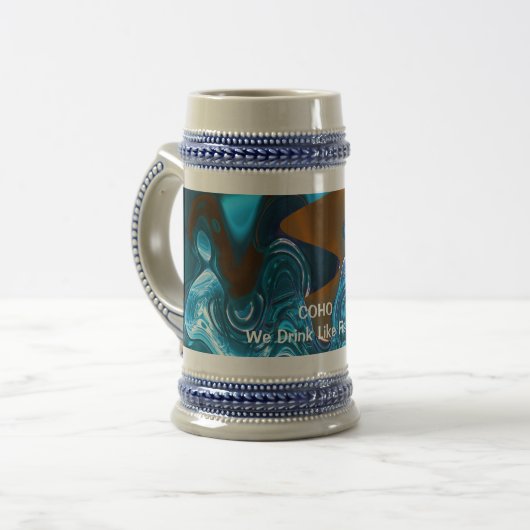 COHO Bier Stein Bierglas (Vorderseite Links)