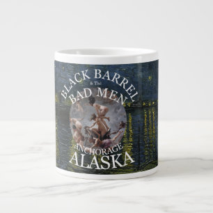 COHO CHINOOK BLACK BARREL & DIE SCHLECHTEN MÄNNER  Jumbo-Tasse