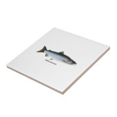 Coho-Lachs-Logo (mit dem Titel) Fliese (Seite)