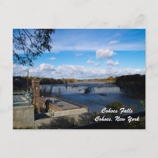 Cohoes Falls anpassbare Postkarte (Vorderseite)