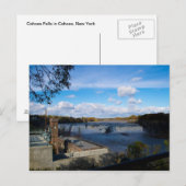 Cohoes Falls New York Foto Postkarte (Vorne/Hinten)