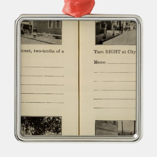 Cohoes, NY Ornament Aus Metall (Vorne)