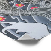 COI SKULLPrint Poster (Ecke)